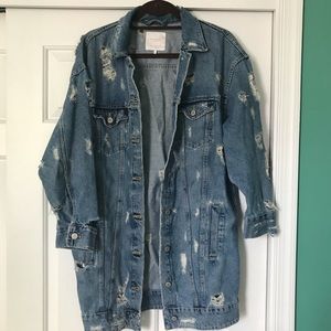 Distressed Denim Jacket from Zara